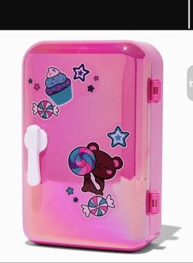 NWT Sweets & Critters Pink Iridescent Fridge Lip Balm Set